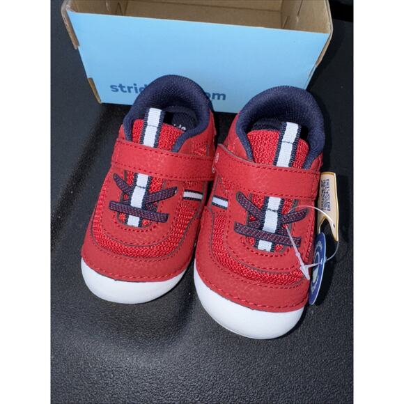 Stride Rite Sneakers Toddlers US 6 M Red Shoes BB038303 New In Box SM Apollo - Picture 6 of 7